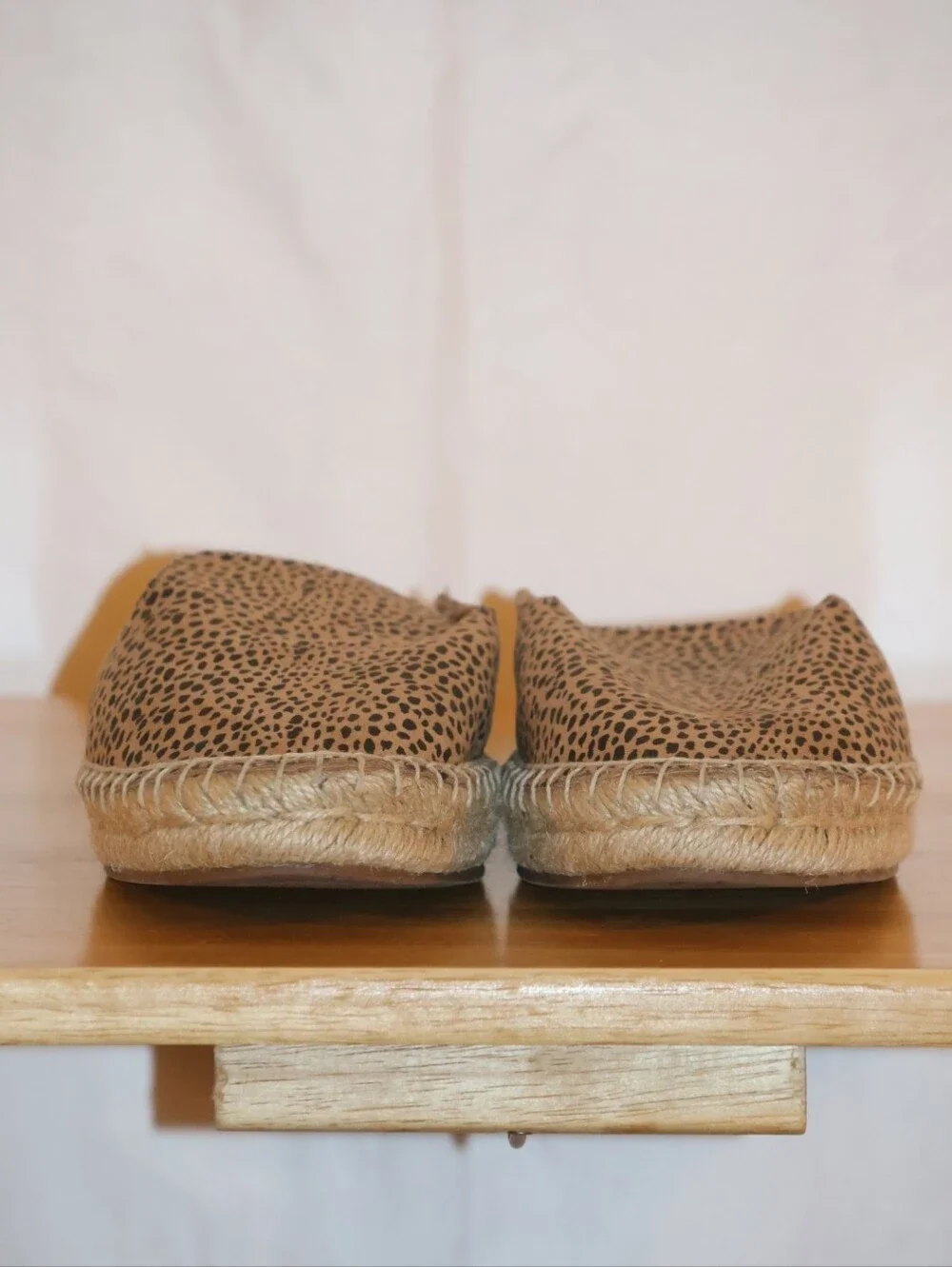Universal Thread Clara Leopard Print Espadrille Mules.